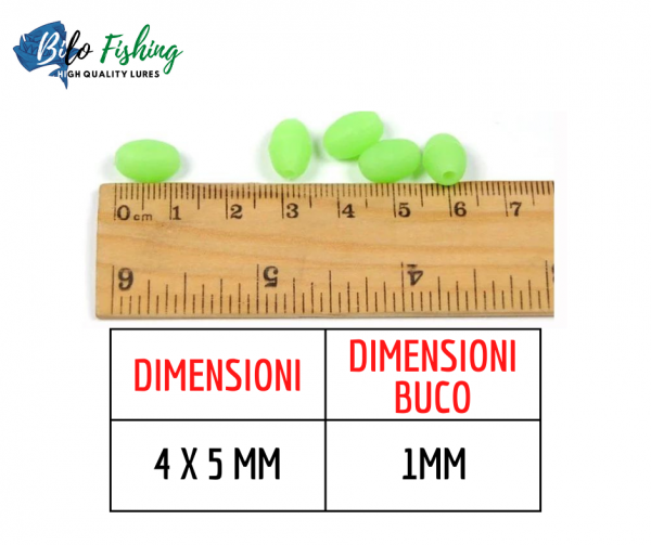 Perline Fluo 10Pz/lotto - immagine 2