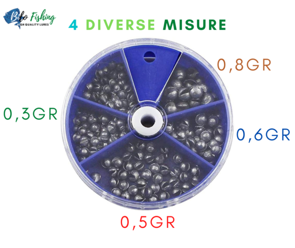Piombini Spaccati Set 4 Misure - immagine 2